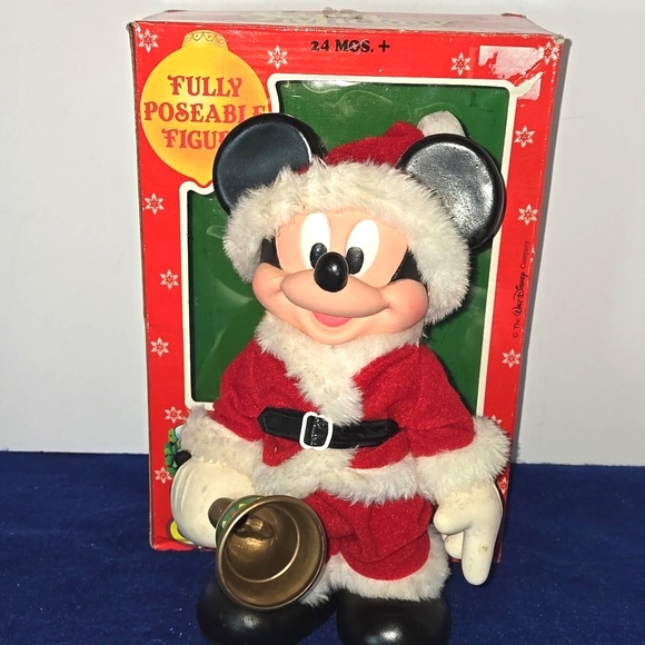 Vintage Mickey Mouse Holiday Bell Figurine 11" High - Picture 1 of 9
